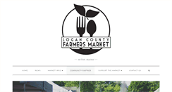 Desktop Screenshot of logancountyfarmersmarket.com